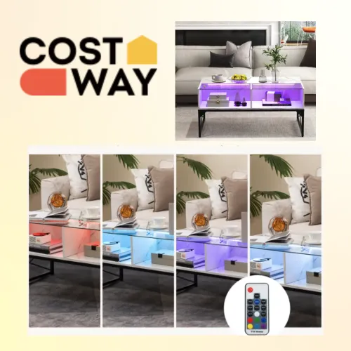 Журнальний стіл з LED-підсвіткою