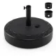 Image 11 for Основание для садового зонта Costway Fillable Round 40кг круглое черное