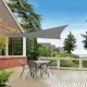 Image 12 for Тент-вітрило Jumi Garden сонцезахисний 3,6 х 3,6 х 3,6 м сірий
