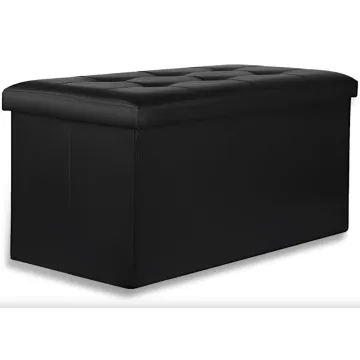 Пуф Leobert Mery 97 л екошкіра чорний