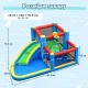 Image 9 for Надувний аквапарк дитячий Costway CastleSlide Water Park з водною гіркою та басейном (без компресора)