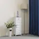 Image 7 for Пенал-шкаф Leobert Modus для ванны напольный, белый