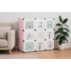 Модульный шкаф-органайзер Leobert Kids для детских игрушек розовый