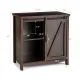 Image 5 for Кухонный комод-буфет Costway Sideboard с амбарной раздвижной дверцей лофт рустик