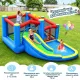 Image 7 for Надувний аквапарк дитячий Costway CastleSlide Water Park з водною гіркою та басейном (без компресора)