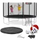 Image 4 for Батут Hop-Sport 14ft (427см) чорно-синій з зовнішньою сіткою