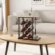 Image 9 for Стеллаж винный Costway Compact Beverage Bar 6 деревянный с держателем для бокалов