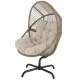 Image 11 for Крісло-кокон садове Di Volio Leno обертове коричневий
