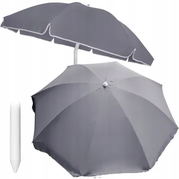 Зонтик садовый Jumi Garden 240см серый