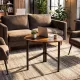 Image 6 for Журнальний столик Costway Tripod Coffee Table трикутний лофт коричневий