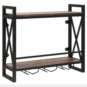 Настенный винный стеллаж Costway Lagom в стиле Loft