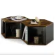 Image 2 for Комплект журнальних столиків Costway Neka шестикутний