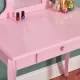 Image 11 for Дитячий туалетний столик Chomik ELSA з дзеркалом + стілець рожевий
