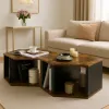 Комплект журнальних столиків Costway Neka шестикутний