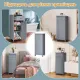 Image 7 for Тумба для ванной Costway Nordic Bath напольная с выдвижным ящиком серая