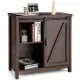 Image 7 for Кухонный комод-буфет Costway Sideboard с амбарной раздвижной дверцей лофт рустик