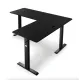 Image 7 for Компьютерный угловой стол Di Volio Montaro с регулируемой высотой черный