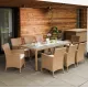 Садові меблі Di Volio VERONA 8+1 бежево-кремовий