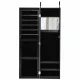 Image 9 for Зеркало подвесной шкаф Costway Glamour Case для бижутерии черный