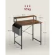 Image 7 for Комп'ютерний стіл Leobert NanoDesk з поличкою для монітора, коричневий