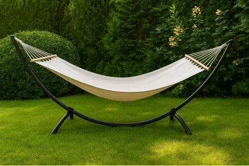 Гамак з каркасом Di Volio Rimini кремовий