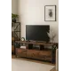 Тумба под телевизор Leobert Kamila в стиле Loft с 3 ящиками