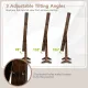 Image 9 for Дзеркало шафа підлогова Costway Rustic для біжутерії лофт коричневий