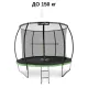 Image 4 for Батут Outtec Premium 8ft (252см) чорно-зелений з внутрішньою сіткою