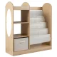 Image 1 for Детский стеллаж Монтессори Costway Multi-Organizer для книг и игрушек с зеркалом