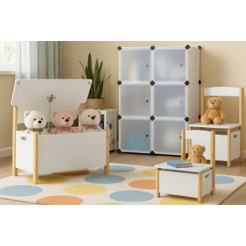 Лавка Chomik DAISY дитяча зі скринею для зберігання іграшок