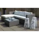Image 2 for Садові меблі Chomik GARDEN LINE ATRANI сірий + бежеві подушки
