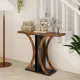 Image 7 for Стол-консоль Costway SlimConsole в прихожую лофт коричневый