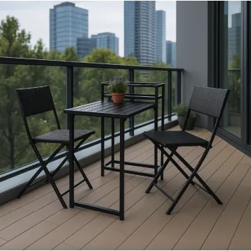 Комплект балконних меблів Jumi Kirbi New з тумбою для квітів