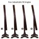 Image 12 for Дзеркало шафа підлогова Costway Antique для біжутерії коричневий