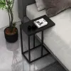 Журнальний столик Costway Vittsjo приставний в стилі Loft чорний