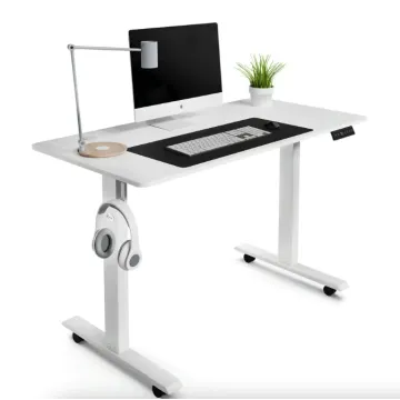 Компьютерный стол с регулируемой высотой Di Volio Amone белый