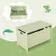 Image 4 for Скриня для іграшок Крокодил Costway DinoBox дерев'яна зелений