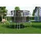 Image 4 for Батут Hop-Sport Premium 12ft (366см) чорно-зелений з внутрішньою сіткою