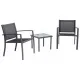 Image 2 for Комплект садових меблів Chomik GARDEN LINE ORLANDO стіл та 2 стільці темно-сірий