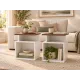 Image 4 for Комплект прикроватных тумб Costway S-Cube Side Table Set 2 шт S-образный белый