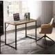 Письменный стол Costway Homart со стальным каркасом натуральный