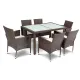 Image 2 for Садові меблі Di Volio VERONA 6+1 коричнева