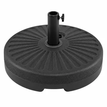 Основа для садової парасольки Costway Radial Round 51см кругла чорний