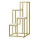 Image 1 for Стелаж для квітів Leobert Versailles на 4 полиць, золотистий