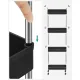 Image 5 for Этажерка на колесах Leobert ModuStep узкая на 4 яруса, черный