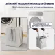 Image 5 for Тумба для ванної Costway Tilt-Out Laundry Cabinet з відкидним кошиком для білизни та шухлядою білий