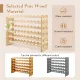 Image 3 for Стелаж винний Costway Modular Pine дерев'яний на 60 пляшок