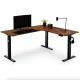 Image 1 for Компьютерный угловой стол Di Volio Montaro с регулируемой высотой коричневый