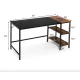 Image 5 for Комп'ютерний стіл Costway Tiffany з двома полицями в стилі Loft