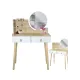 Image 2 for Туалетний столик Jumi Scandi з шухлядами, шкіряні ручки, світлий бук